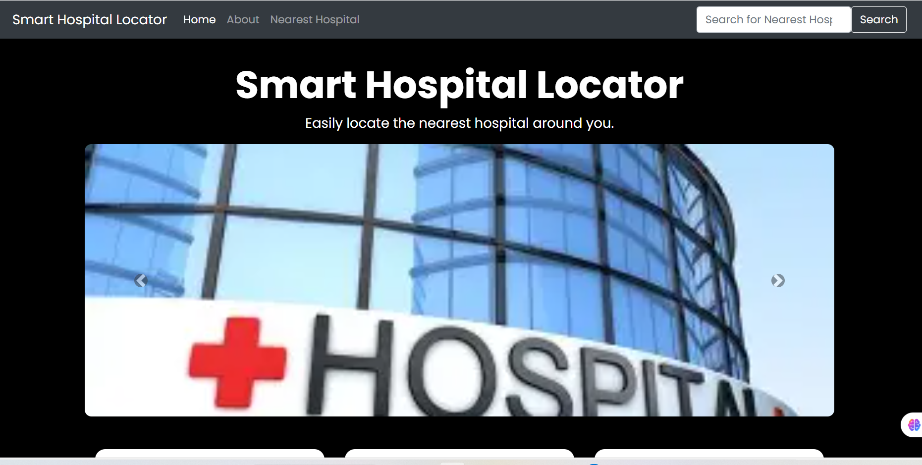 Smart Hospital Locator System